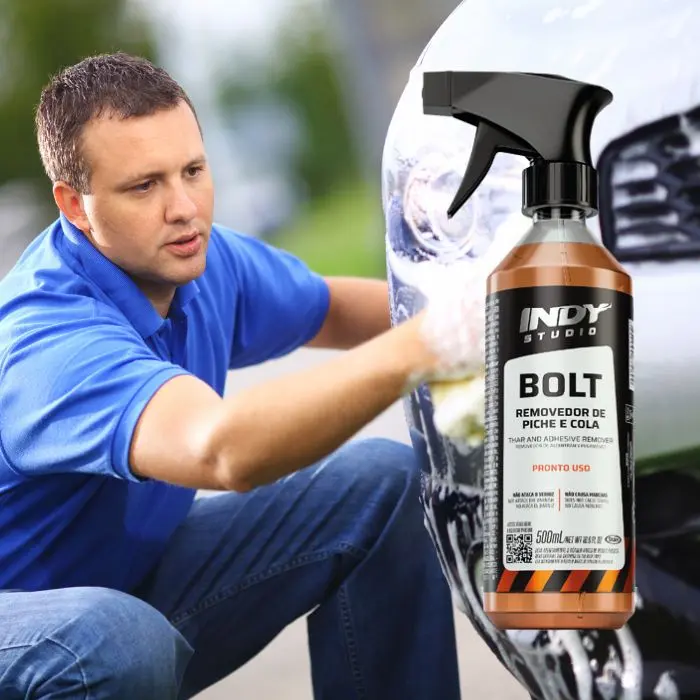 Frasco do Bolt Removedor de Piche e Cola 500ml em detalhe