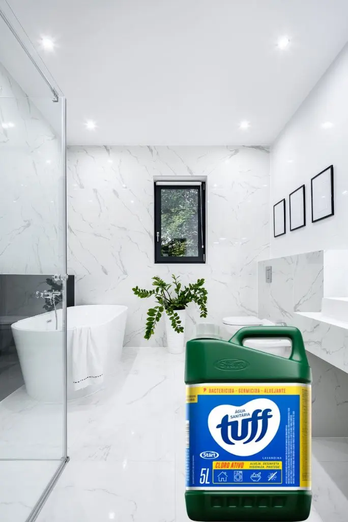 Água Sanitária Tuff é na Unishop Pratus em Uberlândia