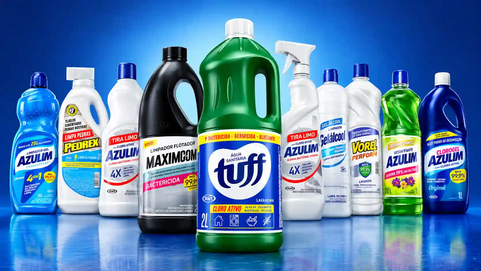 Linha de produtos para assepsia da Start Química disponível na Unishop Pratus